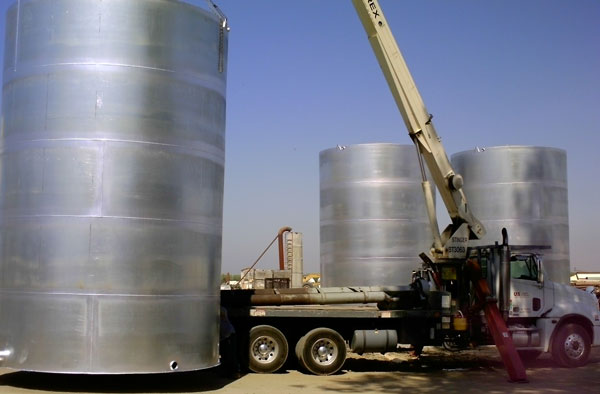 galvanized water tanks Southern California